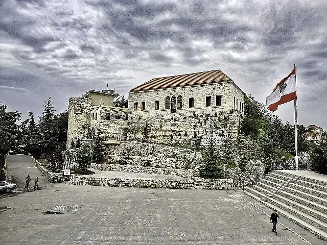 A modern photograph of Rashaya Citadel in Lebanon, the fortress where President Bechara El Khoury was imprisoned before his release on November 22, 1943.