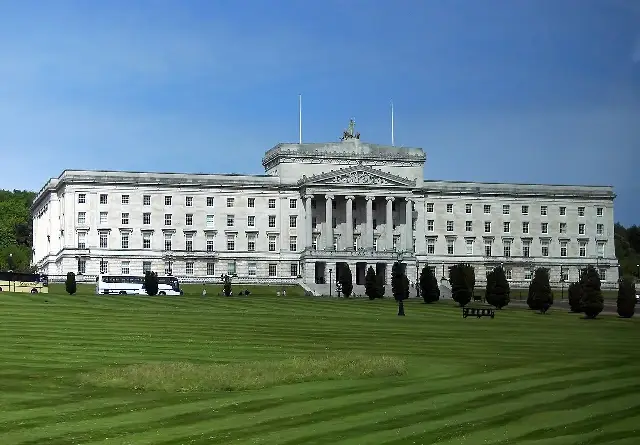 Parliament Buildings at Stormont, Belfast, where the Good Friday Agreement talks were held.