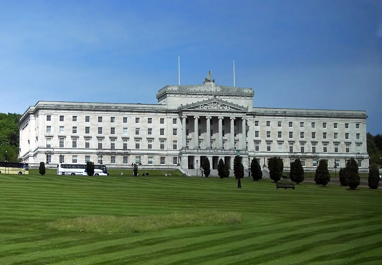 Parliament Buildings at Stormont, Belfast, where the Good Friday Agreement talks were held.
