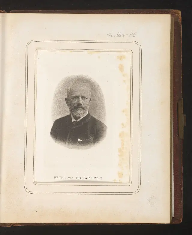 Portrait of composer Pyotr Ilyich Tchaikovsky