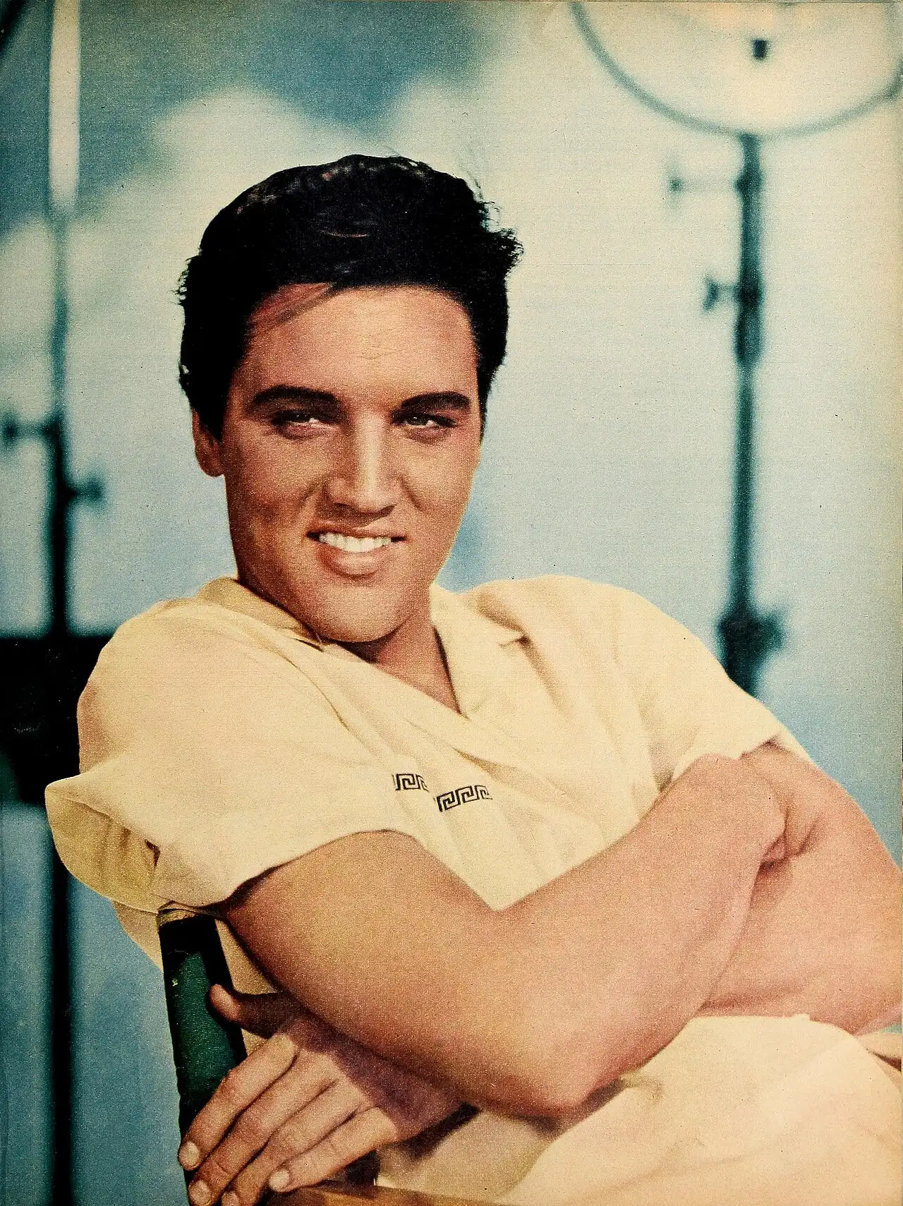 Elvis Presley in 1958, photographed around the time he entered the U.S. Army