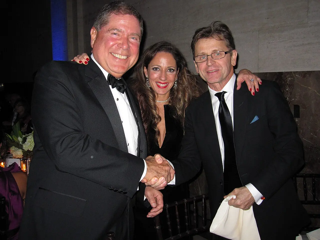 Mikhail Baryshnikov (right) at an event in Miami in 2010.