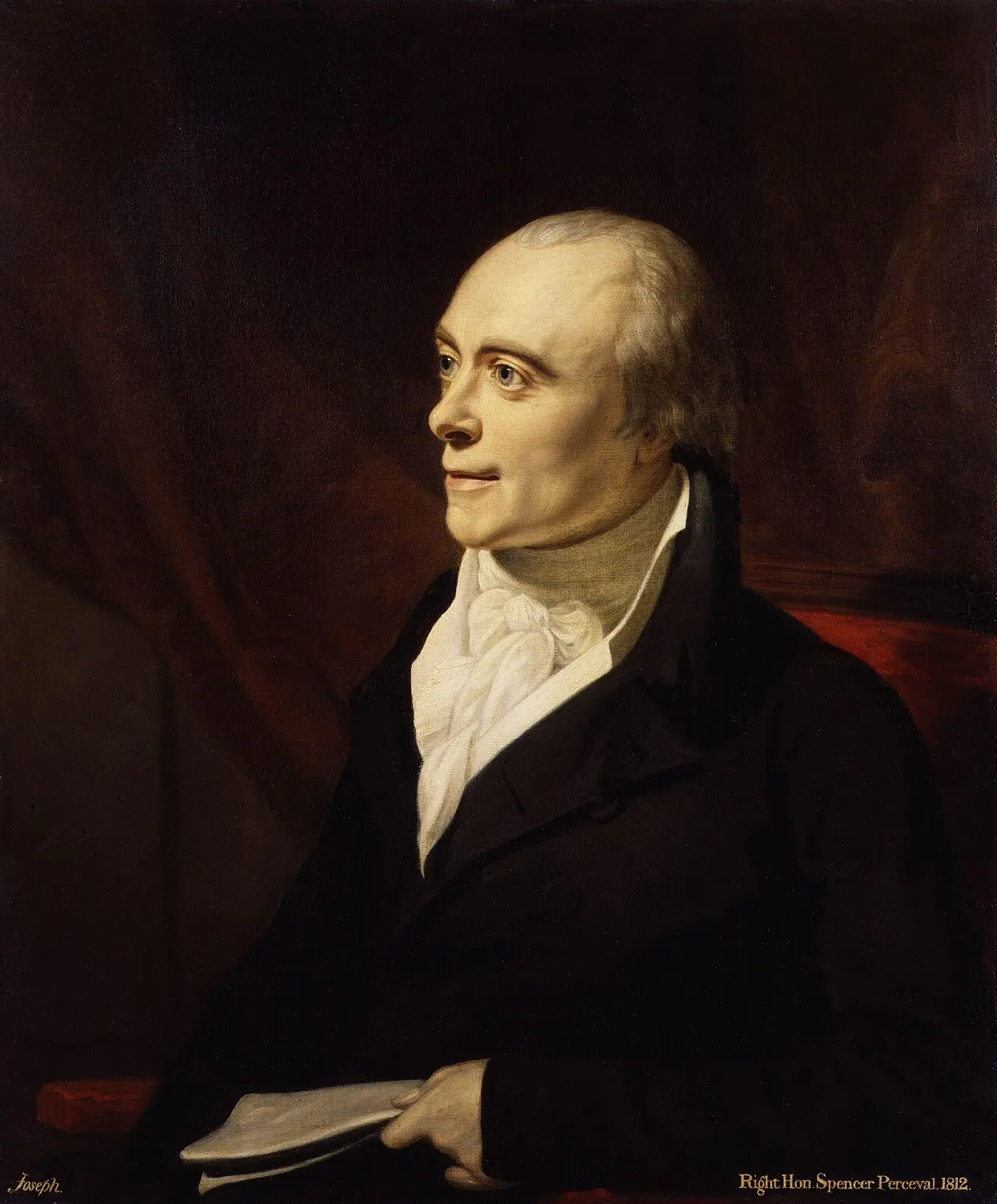 1812 portrait of Spencer Perceval by George Francis Joseph, painted in the year he was assassinated.