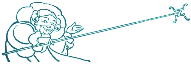 W. W. Denslow's 1900 illustration of the Good Witch of the North from L. Frank Baum's book — an illustration of the original novel, not the 1939 film.