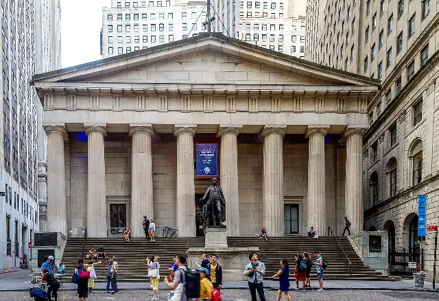 Federal Hall in New York City, where the First Congress met and passed the Judiciary Act of 1789