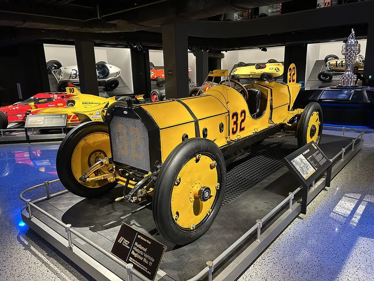 The actual 1911 Marmon Wasp race car, now preserved at the Indianapolis Motor Speedway Museum.