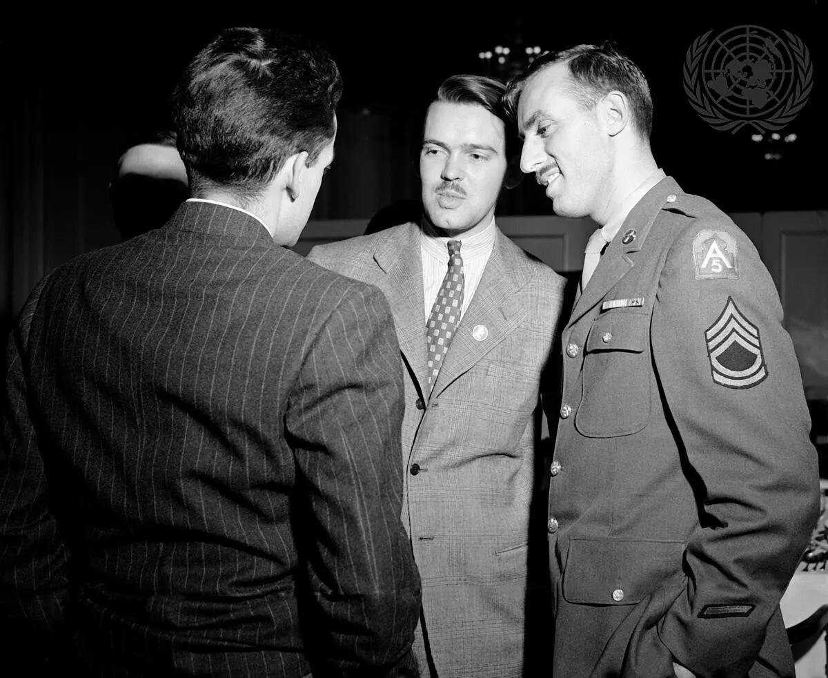 Delegates of the United Nations Conference on International Organization in San Francisco, 1945 — a conference photograph, not the signing ceremony itself