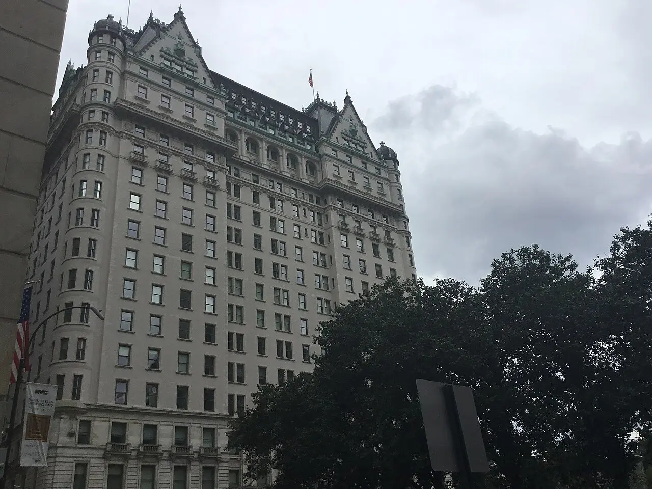 The Plaza Hotel in New York City, where the Plaza Accord was signed on September 22, 1985