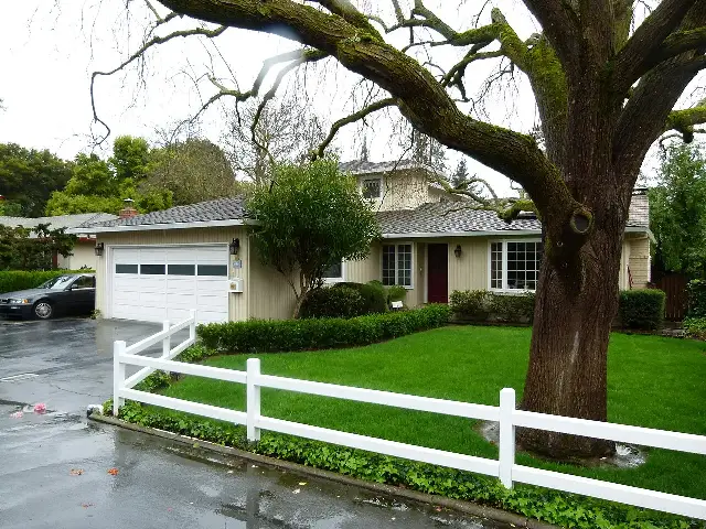 The house at 232 Santa Margarita Avenue in Menlo Park, California, where Google set up its first office in 1998.
