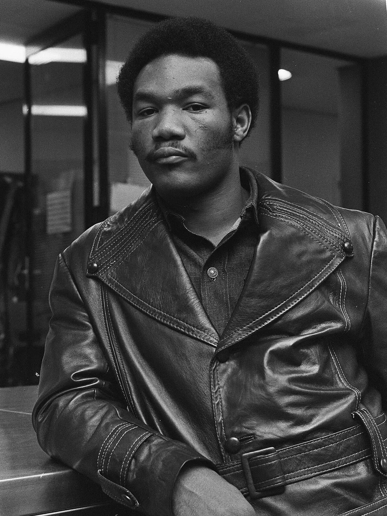 Illustrative: George Foreman in 1973, two decades before his 1994 comeback title at age 45.